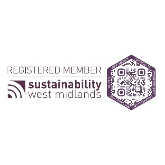 Registered member of Sustainability West Midlands logo